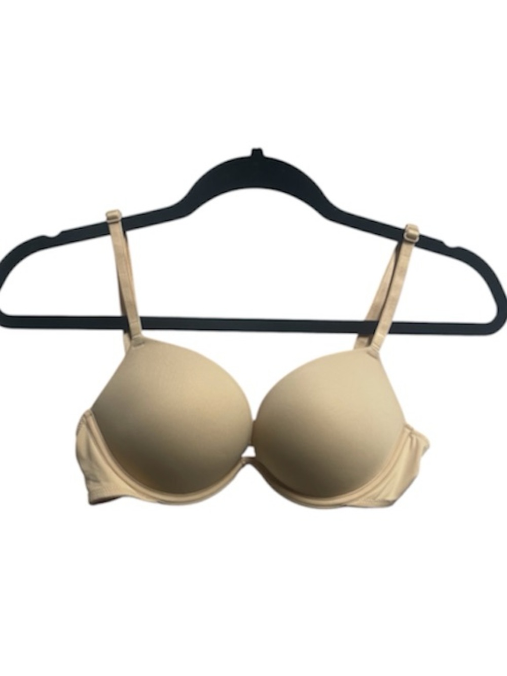 PINK Victoria's Secret Wear Everywhere Super Push Up Bra- Beige